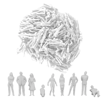1:50 Baltų figūrų architektūrinis modelis Žmogaus mastelio HO modelis Plastikinės tautos