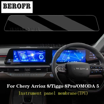 Automobilio GPS navigacija Apsauginė plėvelė LCD ekranas TPU plėvelė Ekrano apsauga Nuo įbrėžimų apsauganti plėvelė Chery Tiggo 8 Pro 2021-2023