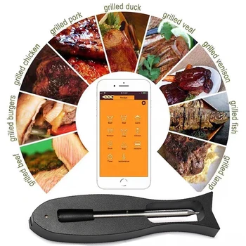 Belaidis mėsos termometras Maisto kepsnys Skaitmeninis 