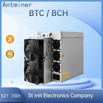 Bitmain Antminer S21 200TH/s 3550W Bitcoin Miner su maitinimo šaltiniu sandėlyje