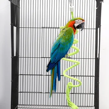 Dekoratyviniai praktiški papūgos paukščių žaislai kramtomieji laipiojimo sūpynės virvės žaisliniai kokteiliai papūgos Vogel Speelgoed paukščių narvas Naminių gyvūnėlių reikmenys