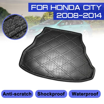 Honda CITY 2008 2009 2010 2011 2012 2013 2014 Automobilio galinės bagažinės bagažinės kilimėlis Neperšlampami grindų kilimėliai Kilimas Apsaugos nuo purvo padėklas Krovininis įdėklas