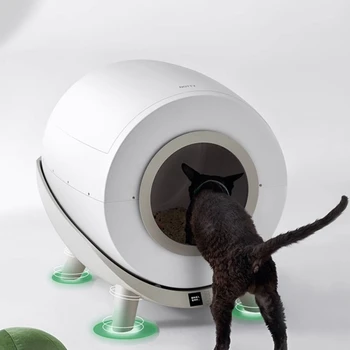 Intelektas Didelės kačių lovos Savaime išsivalančios nepralaidžios Kačių lovos Dezodoravimas Automatinis Kedi Tuvaleti kačių tiekimas WZ50CB