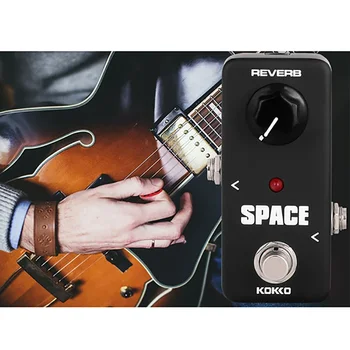 Kokko Space elektrinės gitaros efektai Peda mini pedalas elektrinei gitarai Bosinės gitaros dalys Priedai Pilnaviduris reverbo efektas