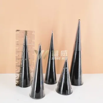 Kūginė žvakė silikoninė forma Sujungtos žvaigždės plastikinių formų piramidė ir daugelis kitų didelių plastikinių žvakių formų plastikinės formos