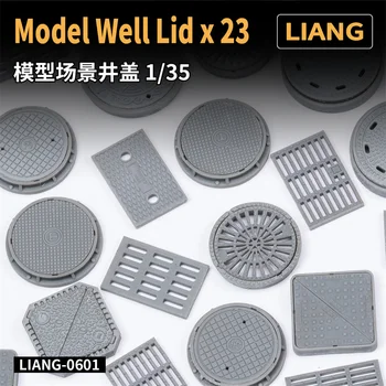 Liang modelio įrankiai, skirti modelio šulinio dangčio skalei 1/35 detalių kelių mastelių atnaujinimo rinkinio gamybos įrankiams, skirtiems masteliui 1/35