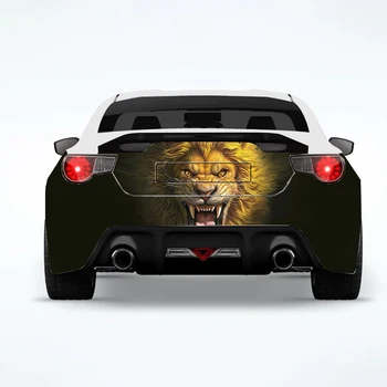 Liūto gyvūno automobilio lipdukas galinio automobilio galinės išvaizdos modifikacija pasirinktinis modelis, tinkamas visureigių automobilių sunkvežimių pakuotės lipduko lipdukui