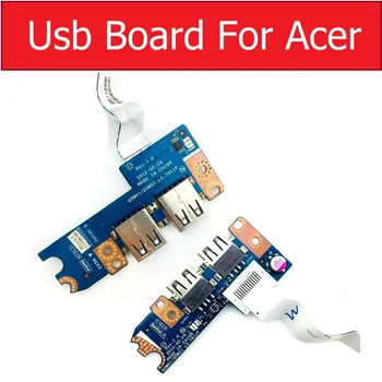 LS-7911P LS-8331P USB plokštės lizdas Acer Aspire V3-551G V3-571G V3-531G E1-521 E1-531 E1-571 5750 5750G P253-E Q5WV1 Q5WS1
