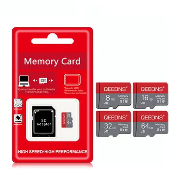 Promotion Micro TF SD kortelė 8GB 16GB 32GB V10 didelės spartos atminties kortelė 64GB Mini SD TF kortelė 128GB 256GB 512GB Class10 vaizdo plokštė