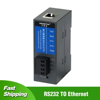 RS232 į Ethernet prievadą Nuoseklusis serveris Modbus šliuzas RTU į TCP protokolo ryšio modulis RS232 Signalas į TCP/IP