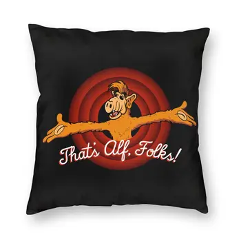 Tai Alf Folks pagalvėlės viršelis Spausdinti Svetimas gyvenimas Forma TV laida Mesti pagalvės užvalkalas sofai Madingas pagalvės užvalkalas Namų dekoravimas