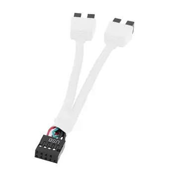 USB 9Pin greitesnis stabilus USB duomenų perdavimo kabelis ekranuotas USB 2.0 9 kontaktų skirstytuvas dropship