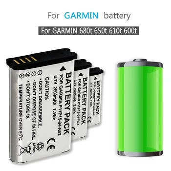 010-11654-03 2000mAh baterija skirta GARMIN Atemos Monterra 680t 650t 610t 600t alfa rankinei GPS VIRB veiksmo kamerai