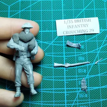 1/35 Dervos modelio paveikslas GK,Britų kareivis , Nesurinktas ir nedažytas rinkinys