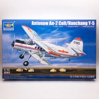 1:72 Kinija Antonov An-2 Colt/Nanchang Y-5 karinio surinkto orlaivio modelio žaislas