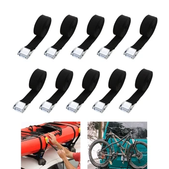 10 daugiafunkcinių tvirtinimo diržų pakuotė motociklų vejos įranga judantys prietaisai daugkartinio naudojimo įtempimo diržai dropship