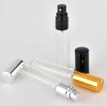 10ml Nešiojamas pakartotinai užpildomas tuščio stiklo kvepalų purškimo buteliukas mažas kosmetikos indas purkštuvas keliautojui LX3249