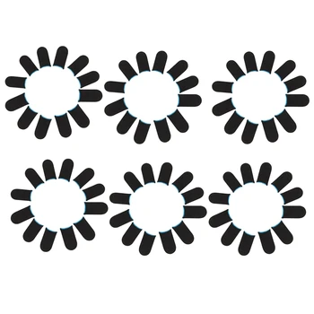 18-Pin anglies pluošto pirštų rankovės, skirtos PUBG mobiliesiems žaidimams Kontaktinės ekrano pirštų rankovės (72 vnt.)
