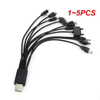 1~5PCS In 1 USB Duomenų perdavimo kabelis Daugiafunkcis universalus kelių kontaktų kabelis Duomenų laidas KG90 adapteriui telefonui