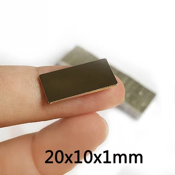 20/50/100/200/300/500vnt 20x10x1 mm kvadratinis itin stiprus neodimio magneto blokas nuolatiniai magnetai 20 * 10 * 1mm galingas