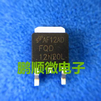 20vnt originalus naujas FQD12N20L TO-252 FQD12N20LTM N-kanalas MOSFET 12A 200V