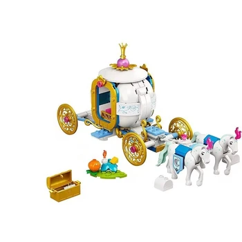237vnt MOC karališkojo vežimo statybiniai blokai KaladėlėsSuderinamas Lepining 43192 draugų serijos žaislai Vaikų kalėdinio gimtadienio dovanos