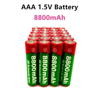 4-20 VNT 100% Nauja AAA baterija 8800mAh1.5V Šarminė AAA įkraunama baterija nuotolinio valdymo pultui Žaislinė lemputė Batery nemokamas pristatymas