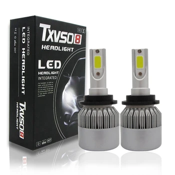 4 x D2S D4S T2 lemputės LED priekinių žibintų rinkinys Deimantinė balta šviesa Carauto Driving Beam 6000K