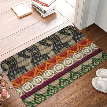 afrikietiškas vonios kilimėlis Kente durų kilimėlis virtuvės kilimas įėjimo durų kilimėlis namų dekoras