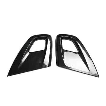 Anglies pluošto automobilio salono durų porankių traukimo rankenos apsauginė dangtelio apdaila Hyundai Veloster 2011-2017 priedams