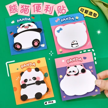 Animacinis filmas Panda Lipnūs lapeliai Miela žinutė Atmintinė Popierius Studentų raštinės reikmenys