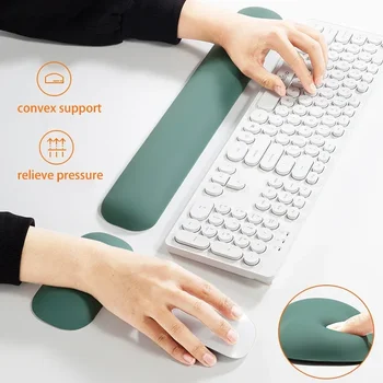 Atminties putų klaviatūra Pelė Riešo atrama Rankų atramos rinkinys Ergonomiškas pelės kilimėlis Pagalvėlės kilimėlis biuro nešiojamam kompiuteriui Spausdinimas Žaidimai