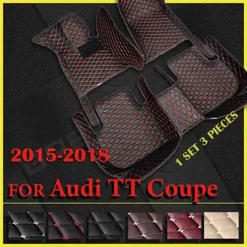 Automobiliniai grindų kilimėliai Audi TT Coupe (keturios sėdynės) 2015 2016 1718 Custom Auto Foot Pads Automobilių kilimų dangčio salono aksesuarai