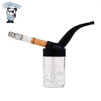 BORISTAK Plastikiniai mini kaljano vamzdžiai Nešiojami lenkti filtriniai vandens vamzdžiai Vyriškas cigarečių laikiklis Rūkymo priedai Įtaisai vyrams