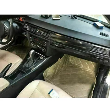 Centrinis skydo rėmo lipdukas Anglies pluošto rinkinys Automobilio valdiklio lipdukas skirtas BMW 3 serijos E90 2005-2012 Patvarus Praktiškas