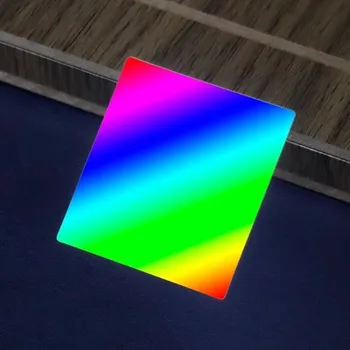 Difrakcija Perdavimo grotelių spektras Optinis mokymas demonstracija Spektrofotometras holografinis vaizdas 36x38mm