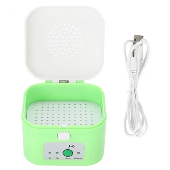 Elektrinis klausos aparatas Sausintuvas USB džiovinimo dėžutė drėgmei atsparūs klausos aparatai Džiovintuvo dėklas Apsaugokite ausų priežiūros sveikatą