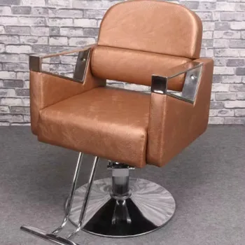 Ergonomiškos kirpėjos kėdės Veido sukimo kėdė Grožis Makiažo kėdė Profesionali kirpykla Sillas de Barberia Modernūs baldai