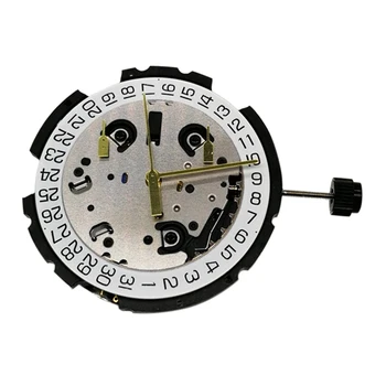 ETA G10.211 kvarcinio laikrodžio judėjimas su kotu 6 kaištis data 4' laikrodžio remonto dalys