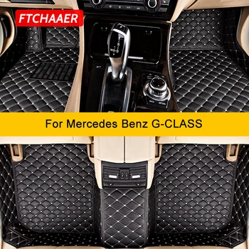 FTCHAAER Custom automobilių grindų kilimėliai Mercedes Benz G-CLASS W461 W463 2000-2023 Auto Carpets Foot Coche Accessorie