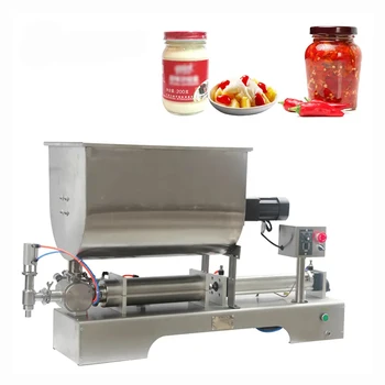 Gamyba Tiesioginis pardavimas Komercinis profesionalus padažų pildymo mašina U formos mišraus medaus salotų padažo maišymas ir pakavimas