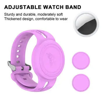 Gps Tracker Watch Band Apsauginė reguliuojama apyrankė vaikams Tracker Locator Watch Band Atsparus dilimui Airtag