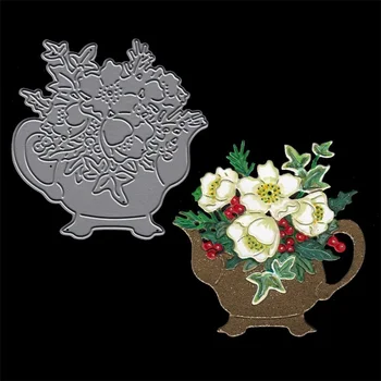 Gėlių vazos metalo pjovimo štampai Trafaretai 