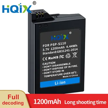 HQIX skirta Sony PSP-2006 2007 2008 3000 3001 3002 3003 3004 3005 3007 3008 3006 žaidimų konsolės PSP-S110 įkroviklio baterija