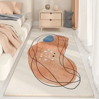 japoniško stiliaus Kašmyro imitacija Miegamasis Naktinė antklodė Dryžuota geometrinė svetainė Kilimėlis Padėklas Sutirštintas pliušinis kilimėlis POD