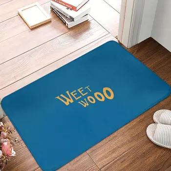 Juokingi žodžiai Neslidus durų kilimėlis Weet Woo vonios virtuvės kilimėlis Sveiki atvykę kilimas Vidaus modernus dekoras