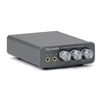 K5Pro žaidimų DAC ausinių stiprintuvas Mini HiFi stereo skaitmeniniai į analogus Audios keitiklis USB tipas C/optinis patvarus DXAC