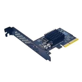 K92F PCIE adapterio išplėtimo kortelė C tipo PCIExpress 4X į USB 3.2 Gen2x2 20 20 Gbps C tipo išplėtimo kortelės adapteris kompiuteriui