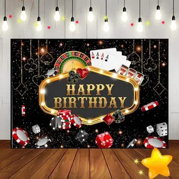 Kazino fonas Pasirinktinis gimtadienio fonas Las Vegaso dekoravimo ruletė Nuotrauka Sėkmės fotografija Fonai Dekoratyviniai rekvizitai