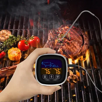 kepsnys Prekės Maistas lauke Nerūdijančio plieno jautrumas Mėsa Išmanusis termometro ekranas Zondas Virtuvės namų ūkis